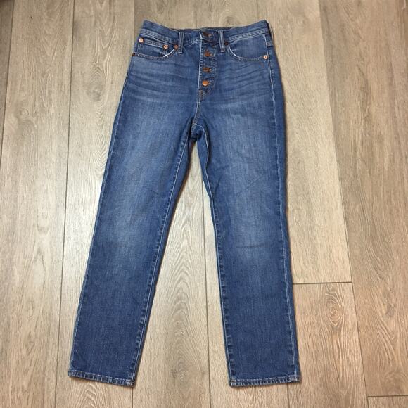 Madewell The perfect vintage crop jean Blue Women Size 26 - Picture 1 of 10